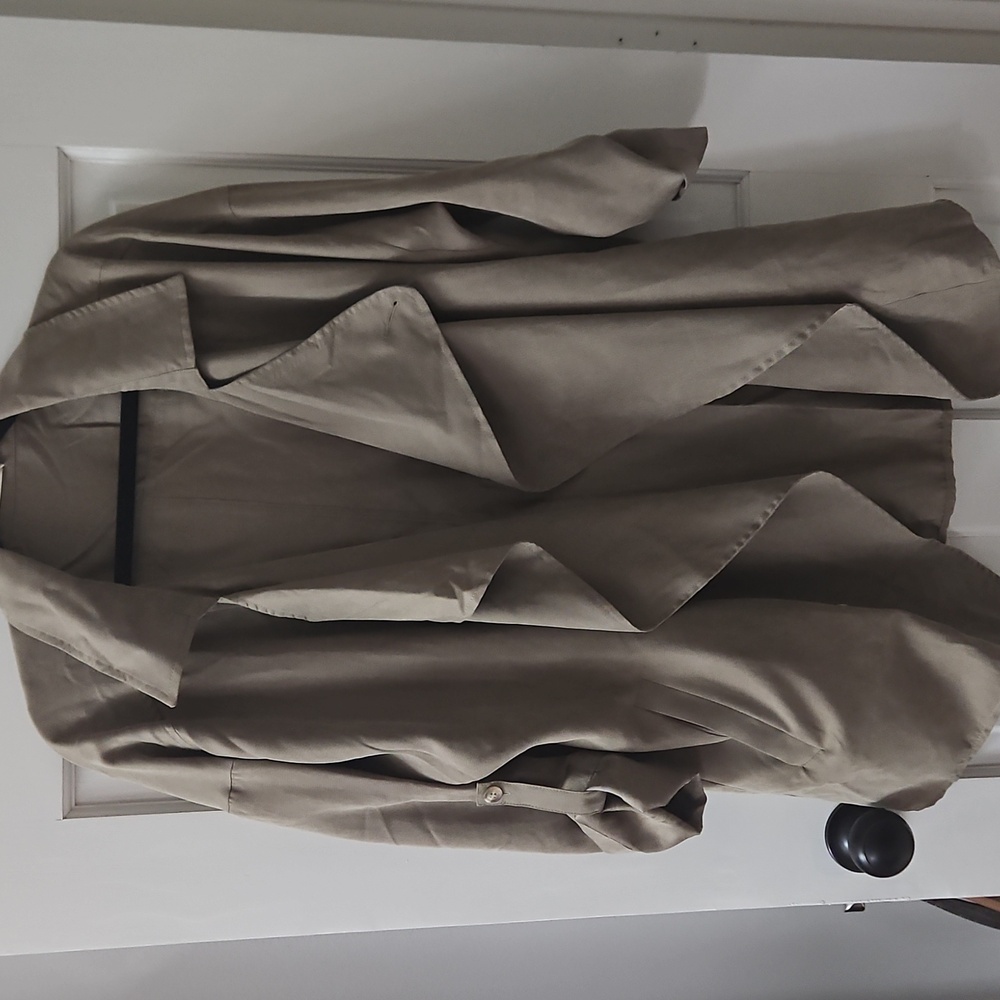 Khaki/Olive Green Drape Jacket